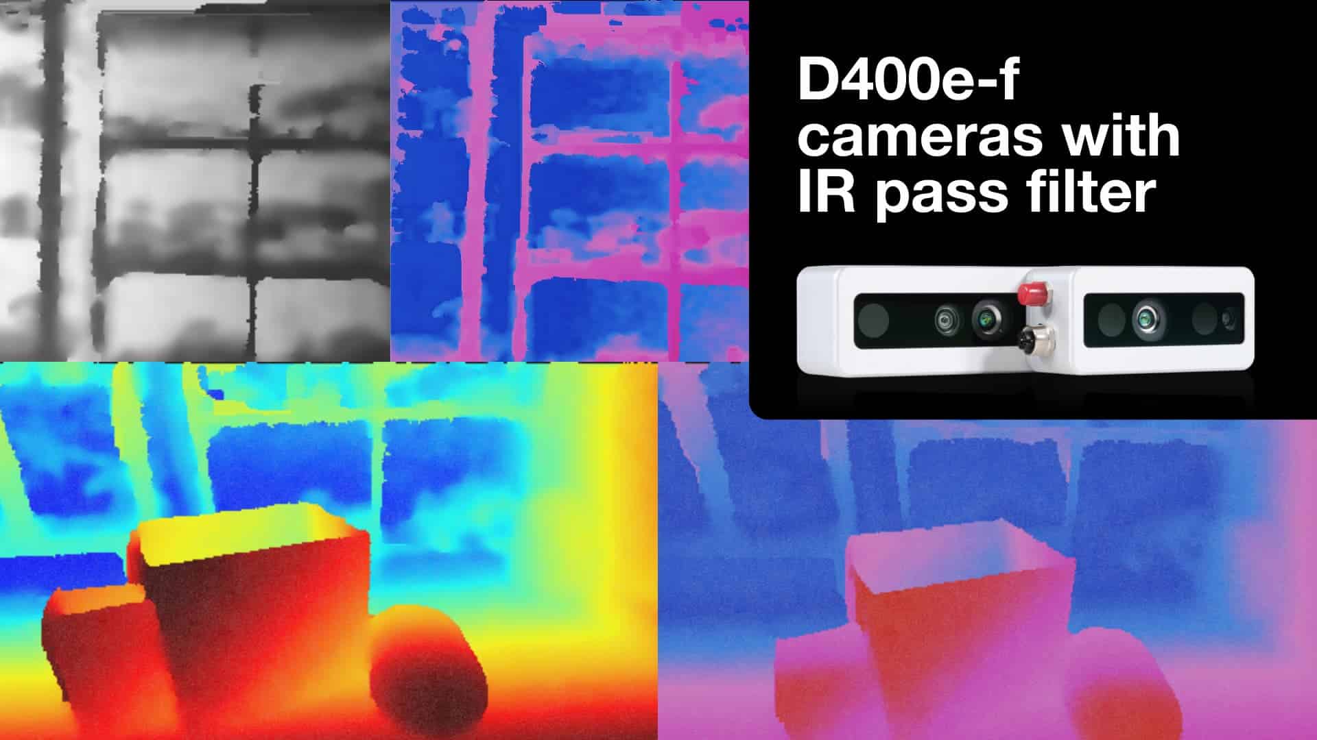 FRAMOS Adds IR Pass Filter to D400e-f Stereo Depth Camera Series 