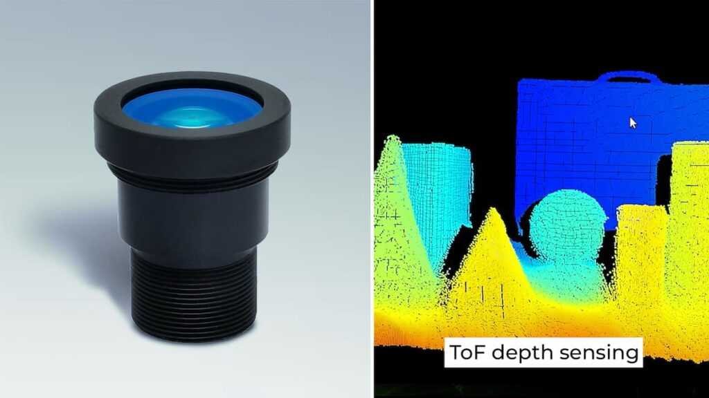 board mount / S-mount lenses for ToF (Time-of-Flight) sensors